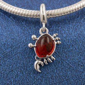 Pandora Disney The Little Mermaid Sebastian Crab Dangle Charm